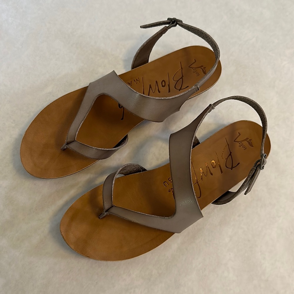 Blowfish Vegan Sandals in Steel